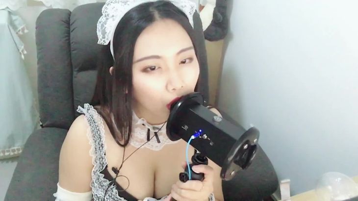 ASMR@池喵 舔耳（女仆装）