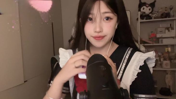 【璐璐哄睡屋】付费帮女郎情景高跟鞋网袜甜麦ASMR减压视频集 20