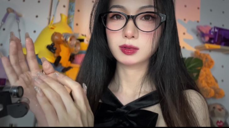 【晚安yoyo】ASMR口腔音舔耳身心放缓舒适助眠视频集 90