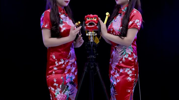 【晓晓小UP】ASMR双人使用音叉为你助眠·嗡嗡响