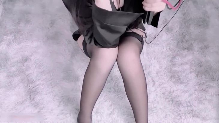 【斗鱼晚婉吥想睡】吊带丝袜 吃冰棒