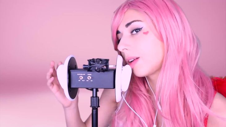 ASMR@Lunarexx 丘比特Cos吃耳朵和舔耳