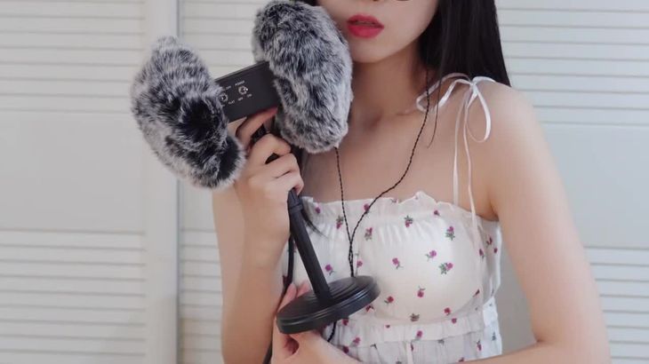 ASMR@耳音映画 居家睡衣舔棒棒糖