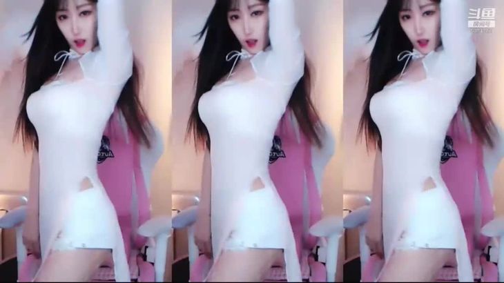 【夏喵娜】性感御姐热舞集锦 粉色侧开裙 1