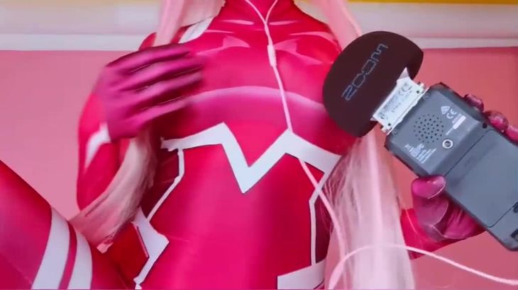 ASMR@MissWarmJ Zero Two 002 Cosplay！
