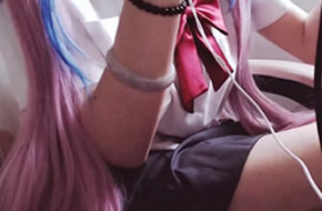 【Aki秋水助眠油管彩蛋】穿JK制服のVR女友~结尾足控高能体验！