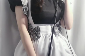 小鳩ひよ菜nico限定 穿着女仆装真人舔耳朵ASMR♡
