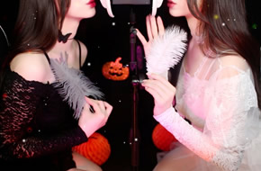 Workt ASMR 웍트🎃天使和魔鬼的耳眠/吹气/无人声