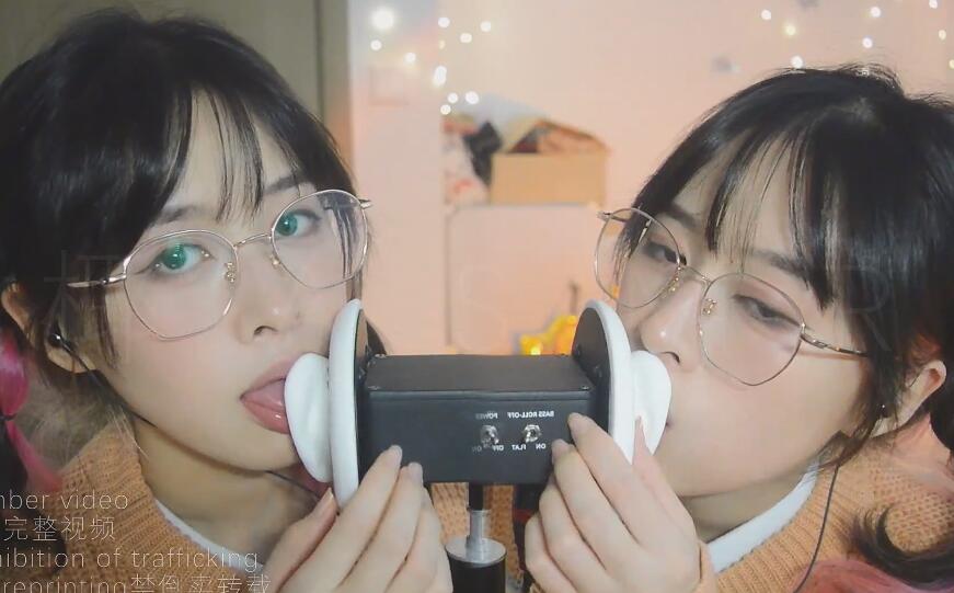 椰子ASMR 双人温柔天鹅.