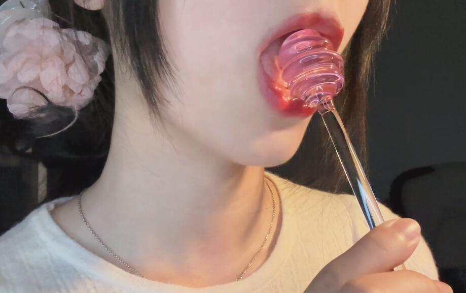 Nana困薯-透明粉色蜂蜜棒.