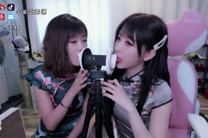 小女巫露娜 双人舔耳朵 弹舌助眠（无人声）.