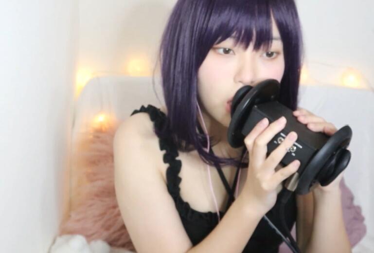 千岁堇ASMR顔出し耳舐め動画　9_3.