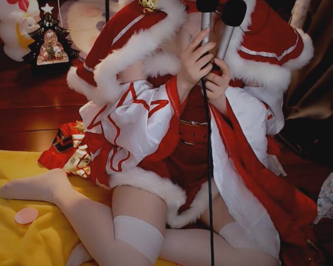 虎牙绮夏ASMR 圣诞貂蝉吸溜.