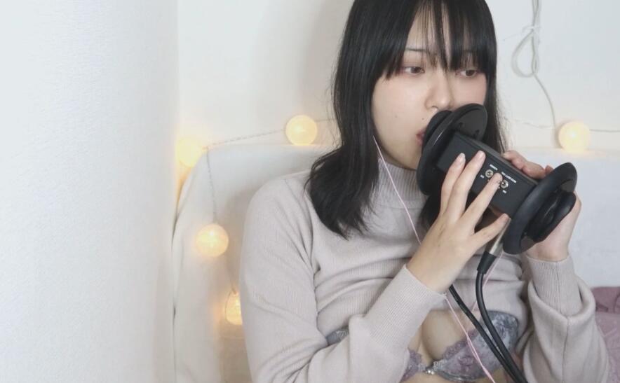 千岁堇ASMR 支援者限定下着姿顔出し耳舐め動画　10_12.