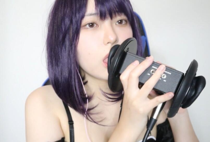 千岁堇ASMR 【支援者限定】メイド下着顔出し耳舐め動画.