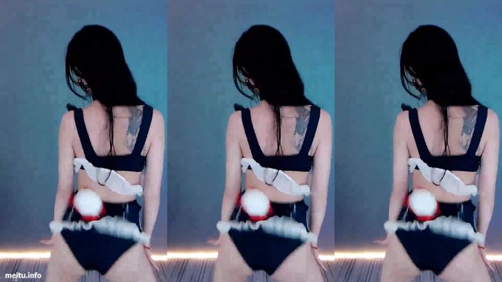 【虎牙灵芸不爱笑】极品要命舞姬 千元定制福利烧舞合集 33