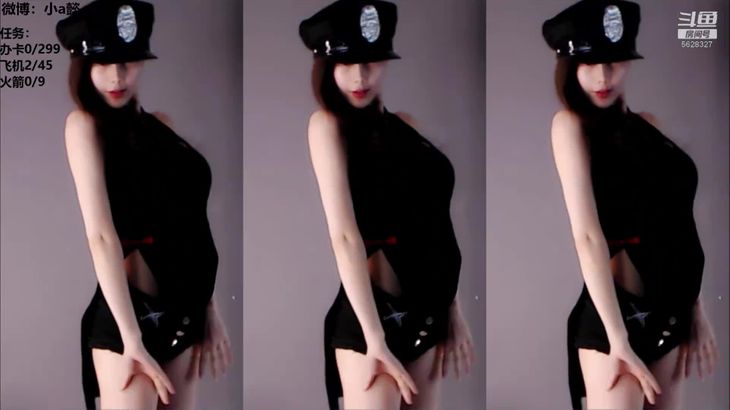 【斗鱼小a懿】高颜值极品御姐 飞机群定制舞蹈集《哨子舞2》