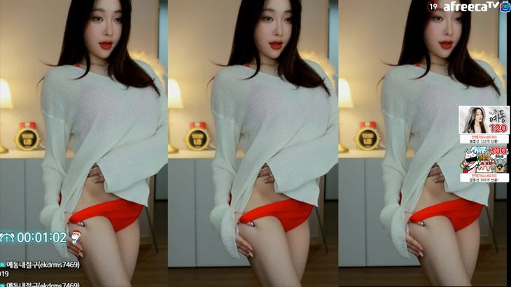 【AfreecaTV雨东】韩国小姐姐 极限热舞系列合集 49