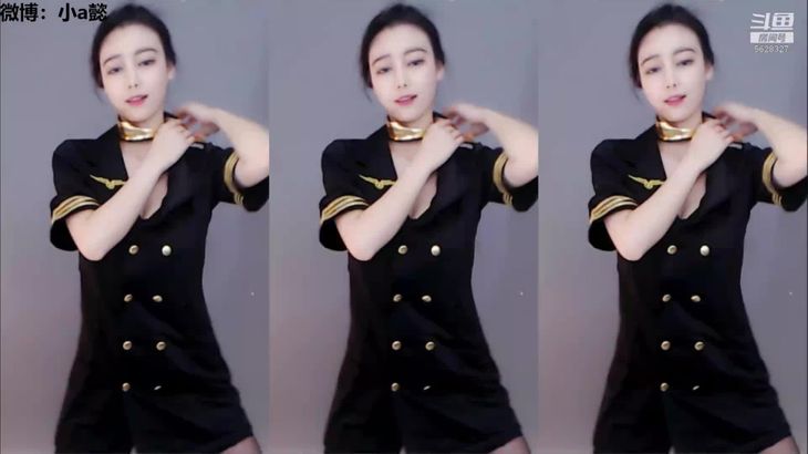 【斗鱼小a懿】高颜值极品御姐 飞机群定制舞蹈集《帮帮瑞帮帮哒机长版》