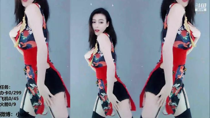 【斗鱼小a懿】高颜值极品御姐 飞机群定制舞蹈集《孤独探戈》