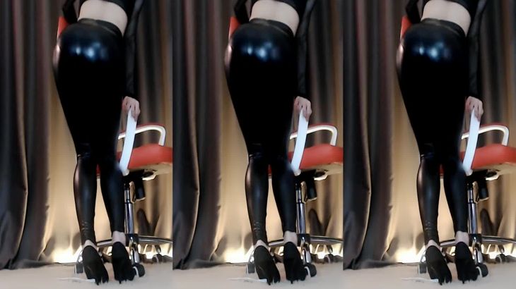 【虎牙舞嫣小妖精】性感舞姬 粉丝定制皮裤抖动热舞合集 11