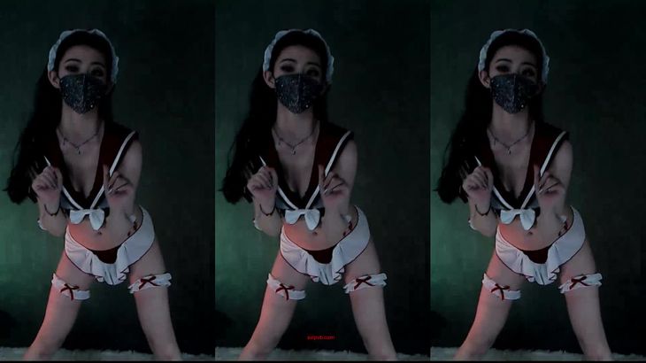 【虎牙灵芸不爱笑】极品要命舞姬 千元定制福利烧舞合集 18