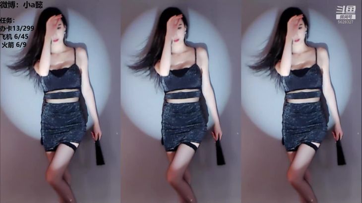 【斗鱼小a懿】高颜值极品御姐 飞机群定制舞蹈集《如虹》