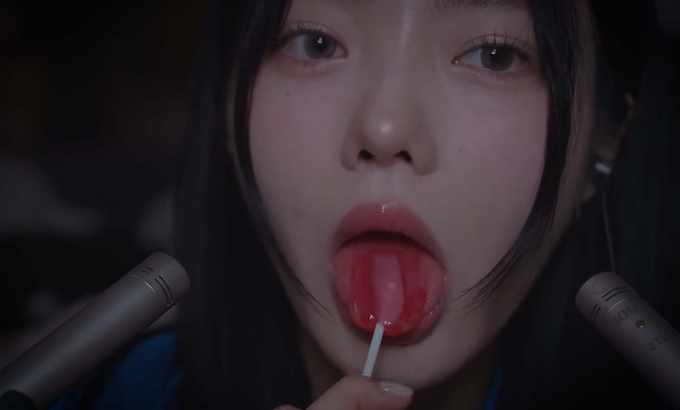 周童潼 ASMR 口腔音 棒棒糖