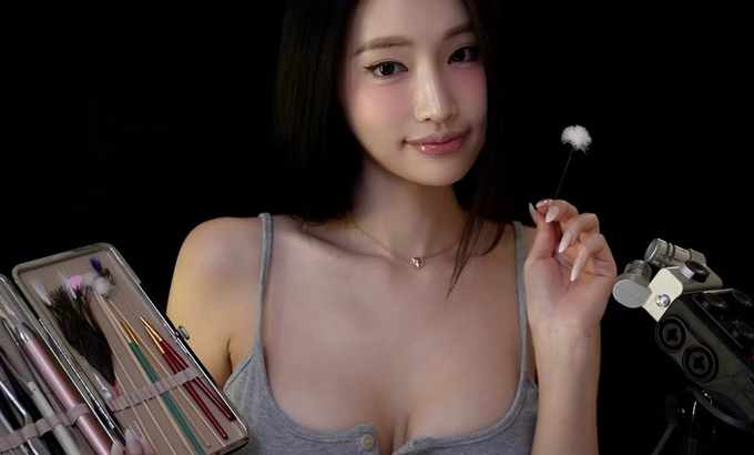Crystal 你看上去很累……让我帮你清理耳朵吧💕 ASMR