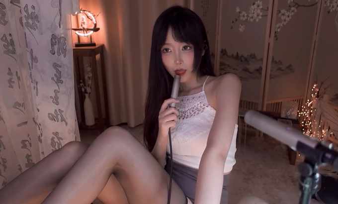 二呆啾/二呆酱 双人喘息ASMR舔耳福利