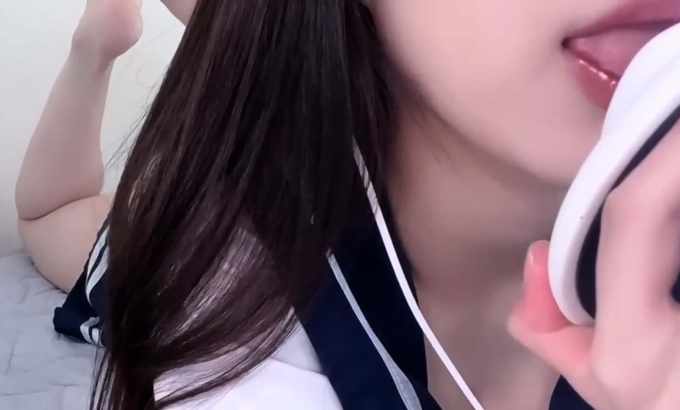 yuuu ASMR 舔耳 #极品