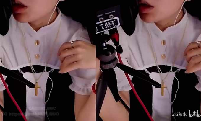 Aki秋水 ASMR 七月充电修女姐姐超绝孔雀鱼