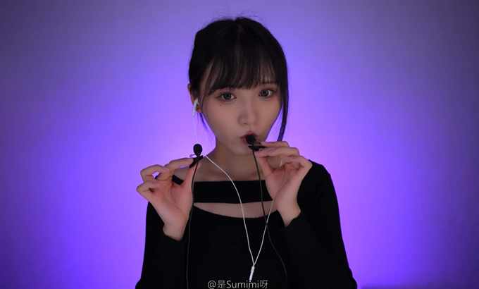 Sumimi 催眠呼吸 ASMR 🌀 8D 音频空调振动 + 雨声和嘴巴声音，助眠丨耳边吹气和嘴巴的声音