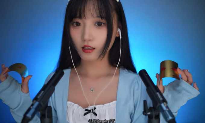 Sumimi 脑部按摩 ASMR：敲击卡片和唇音让你在几秒钟内昏昏欲睡♡Sumimi