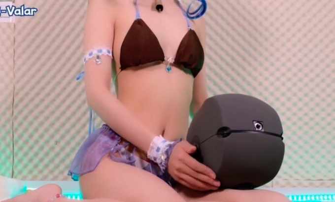 梵拉 ASMR 甘雨泳装 心音 #cos